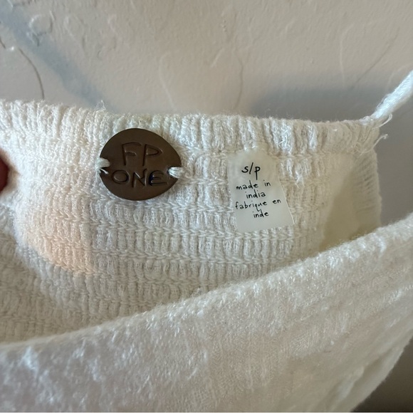 Free People FP One Dress Size S White Santorini Gauze Maxi Tiered Smocked - Picture 5 of 7